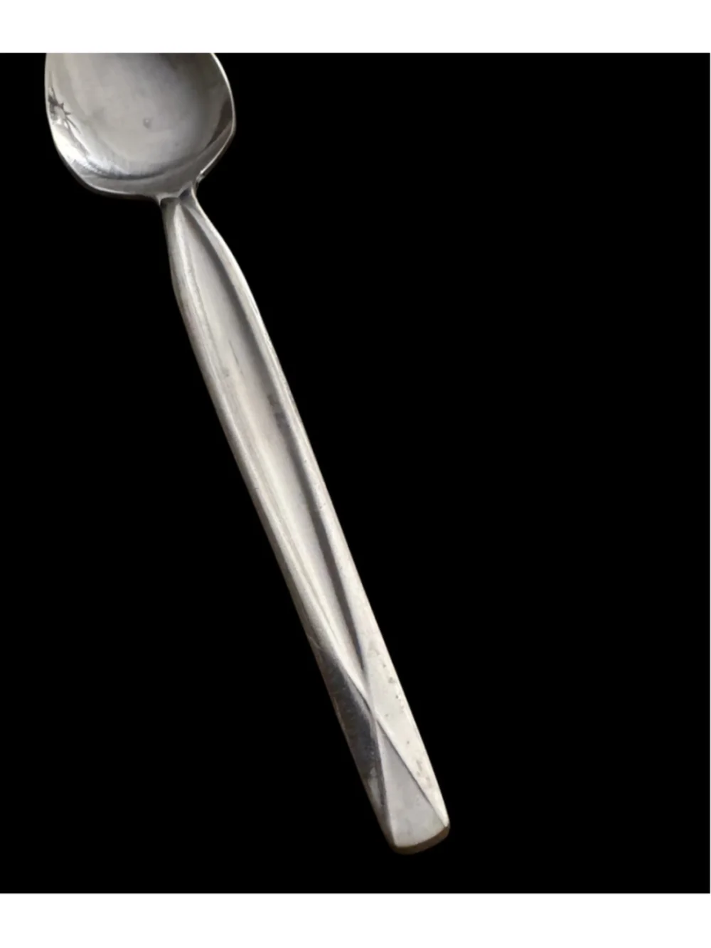 Vintage 1950s Wm. Rogers Mfg. Co. Silver Plate Serrated Grapefruit Spoons Set 6 - Picture 4 of 6